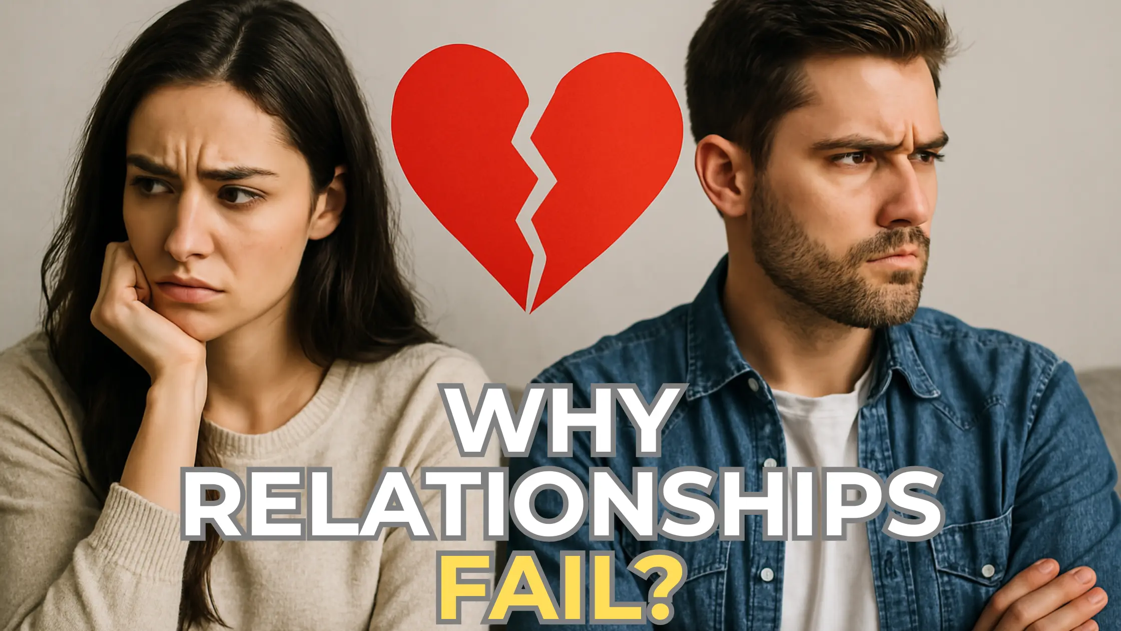 TOP 10 REASONS WHY RELATIONSHIPS FAIL?
